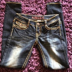 Hydraulic Skinny Jeans Dark Wash